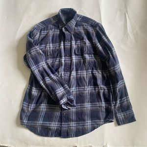 Navy blue arrows flannel size medium men’s (2 for $30)